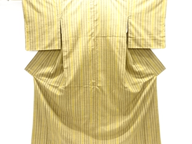 JAPANESE KIMONO / TSUMUGI / WOVE STRIPE 